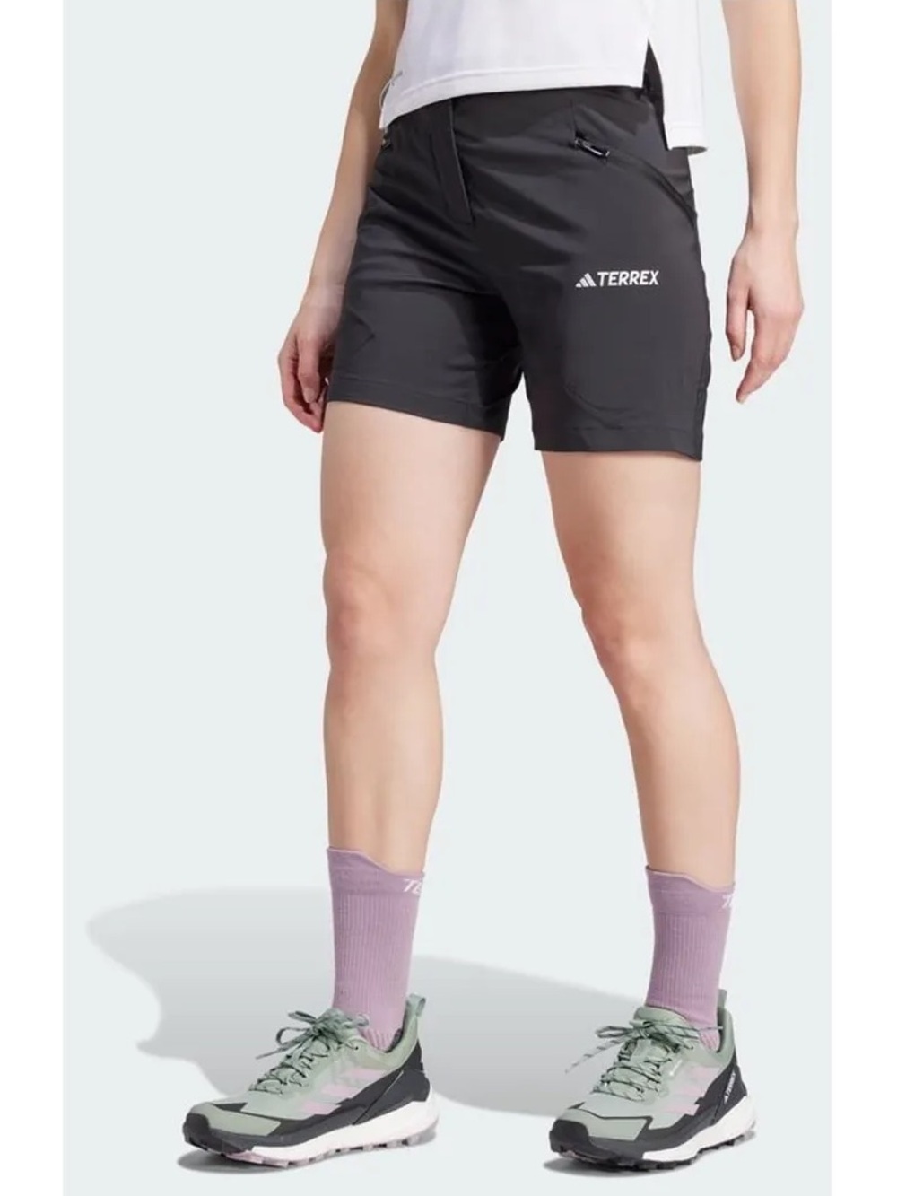 adidas TERREX Xperior Mid Shorts XPR MD Shorts Black Women’s XS